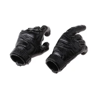 for 16 scale action figure black gloves hands clothing accessories