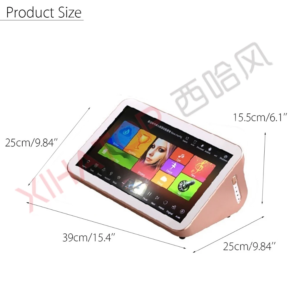 Караоке плеер XIAHTOP на Android с 6 ТБ HDD 125K песнями китайский английский сенсорный