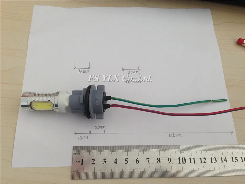 FSYLX автомобильный 7440 W3X16D W21W T20 светодиодный разъем указатель поворота розетка