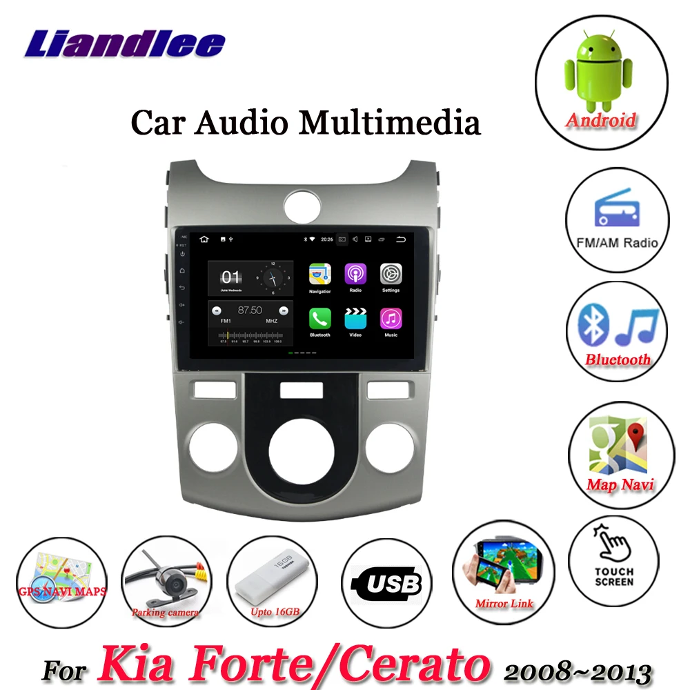 Автомобильная система Android для Kia Cerato/Forte 2008-2013 стерео радио мультимедиа Wifi AUX GPS
