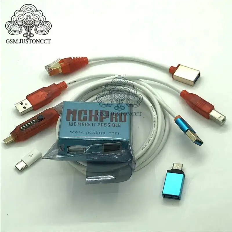 Gsmjustoncct 100% оригинал 2016 Новый NCK pro коробка с 1 кабелем полная