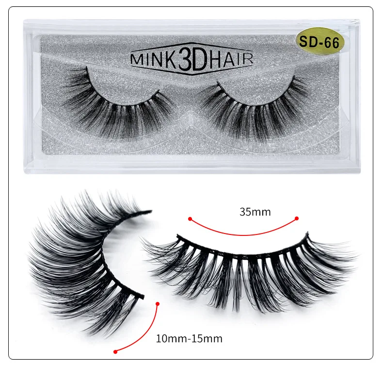 YuBeauty ресницы 3D натуральные длинные крест-накрест sd-серии | Красота и здоровье