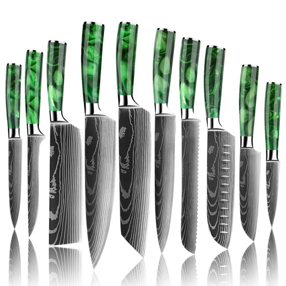 Набор кухонных ножей Лев острый шеф-повар из высокоуглеродистой нержавеющей