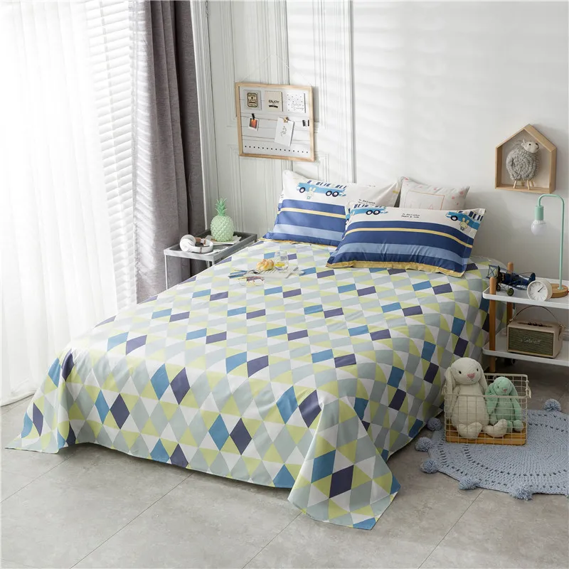 

All-Cotton Rabbit Sanding Four-Piece Thickening 100% Cotton Bed Sheet of Quilt Cover Bedding Fashion Bedding Set