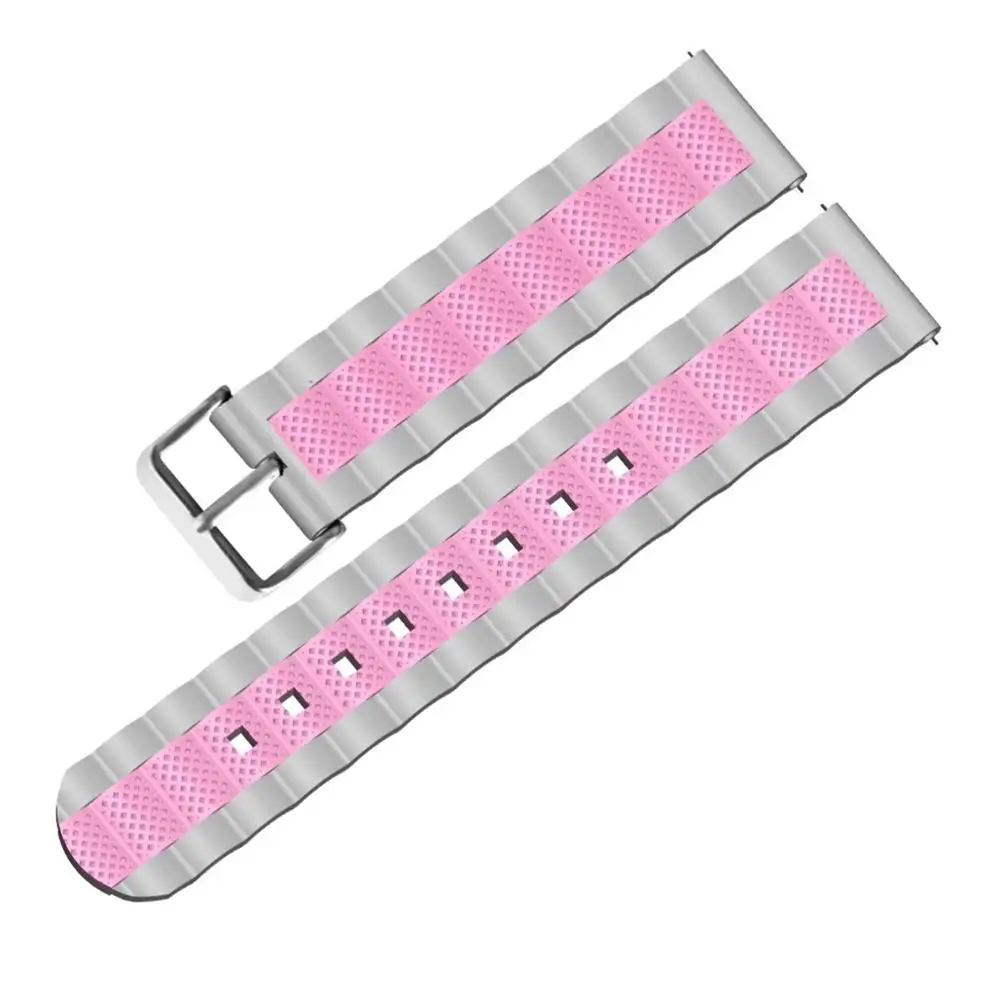 

20mm Strap for Huami Amazfit Bip band Silicone Smart Band Accessories Belt for Xiaomi Amazfit Bip Galaxy 42mm Wristband Strap