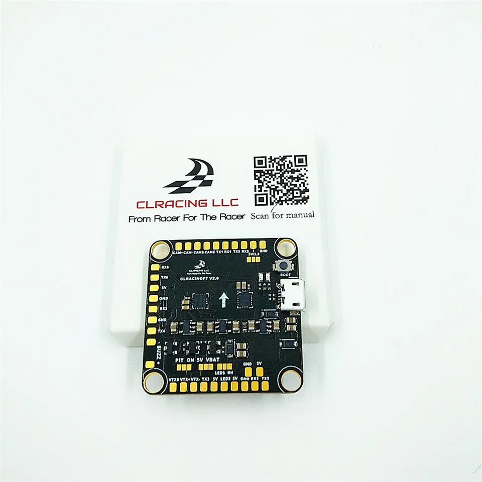 Контроллер полета CL_Racing F7 V2 V2.1 с двойным гироскопом STM32f722ret6 Betaflight OSD резистирующий
