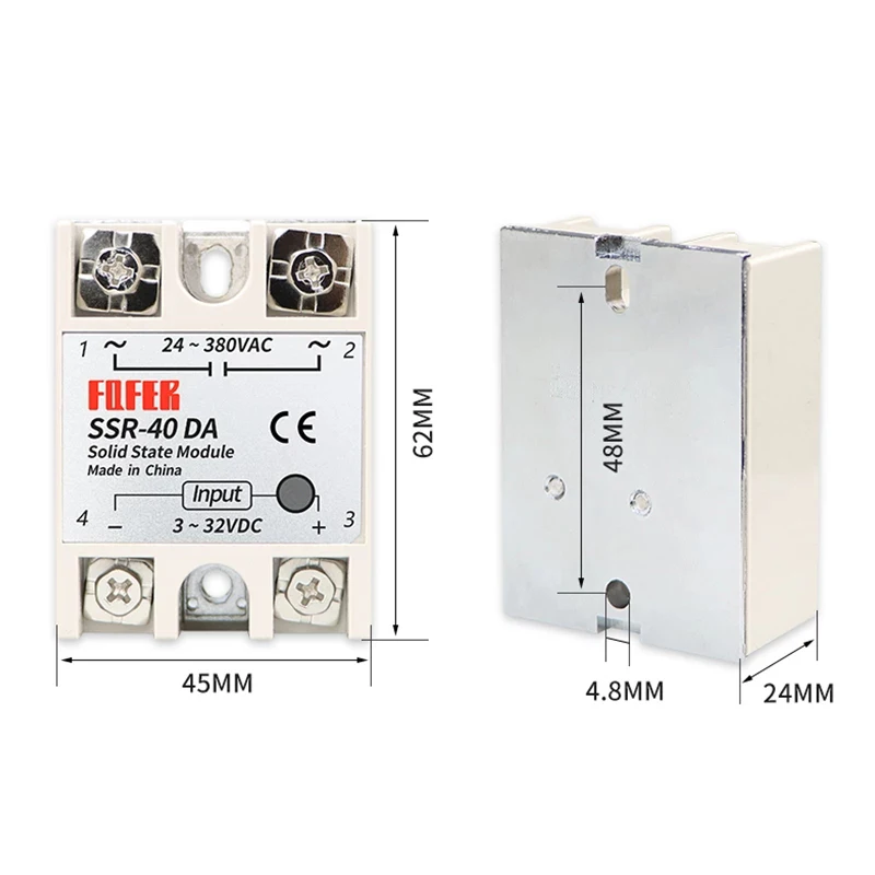 Твердотельные релейные модули внешняя идентификация 10 А 25 30 40 3-32 В вход