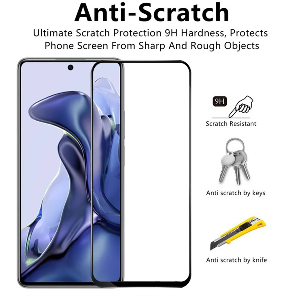 Glass for Mi11T Pro,Mi 11 Lite 5G NE Tempered Glass Mi 12T Pro Xiaomi 11 T Pro Glass Film Mi10T Xiaomi 11T Pro Screen Protector