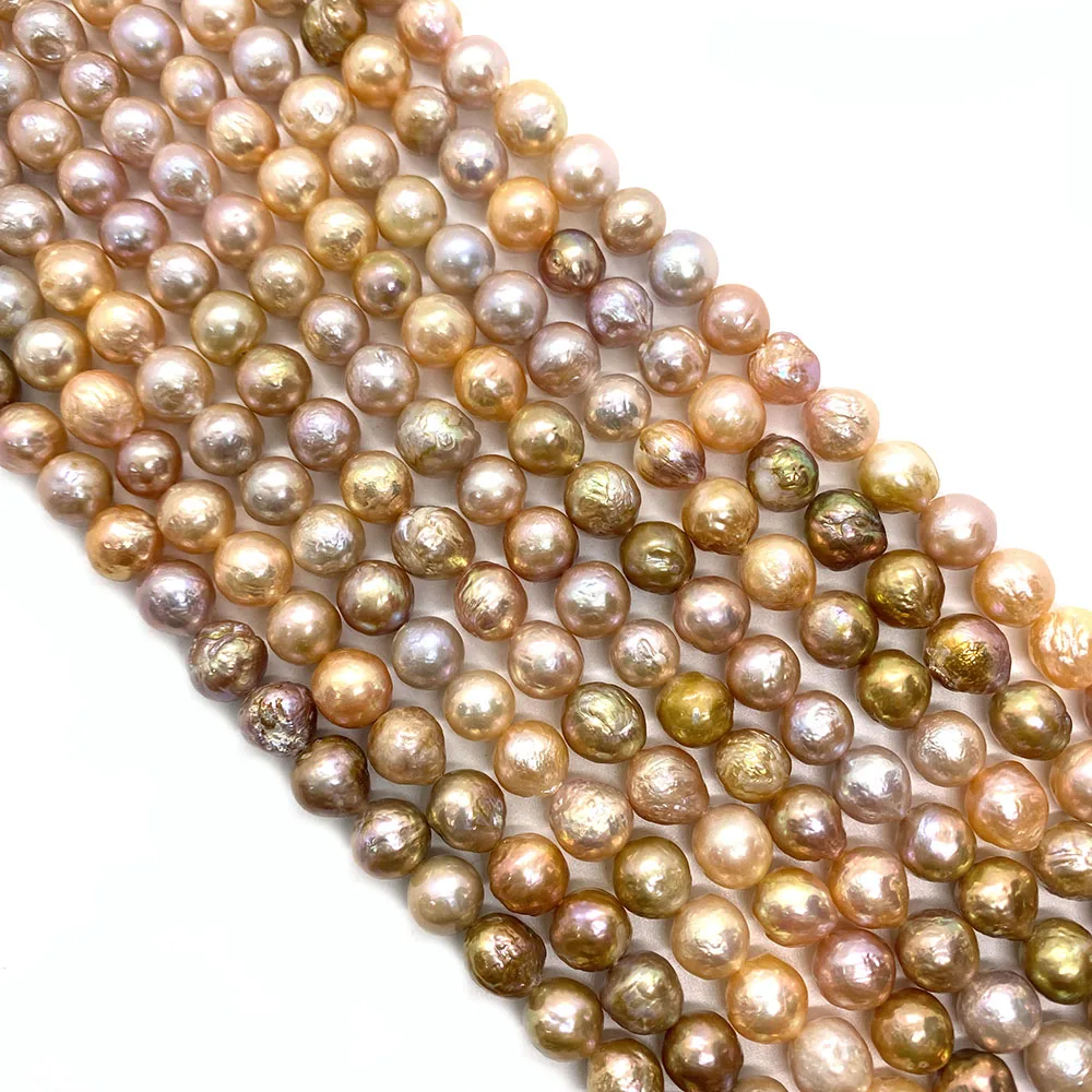 

Natural Freshwater Pearl Bead Irregular Shape DIY Jewelry Making Accessories Necklace Bracelet Earrings Lady Charm Jewelry 9mm