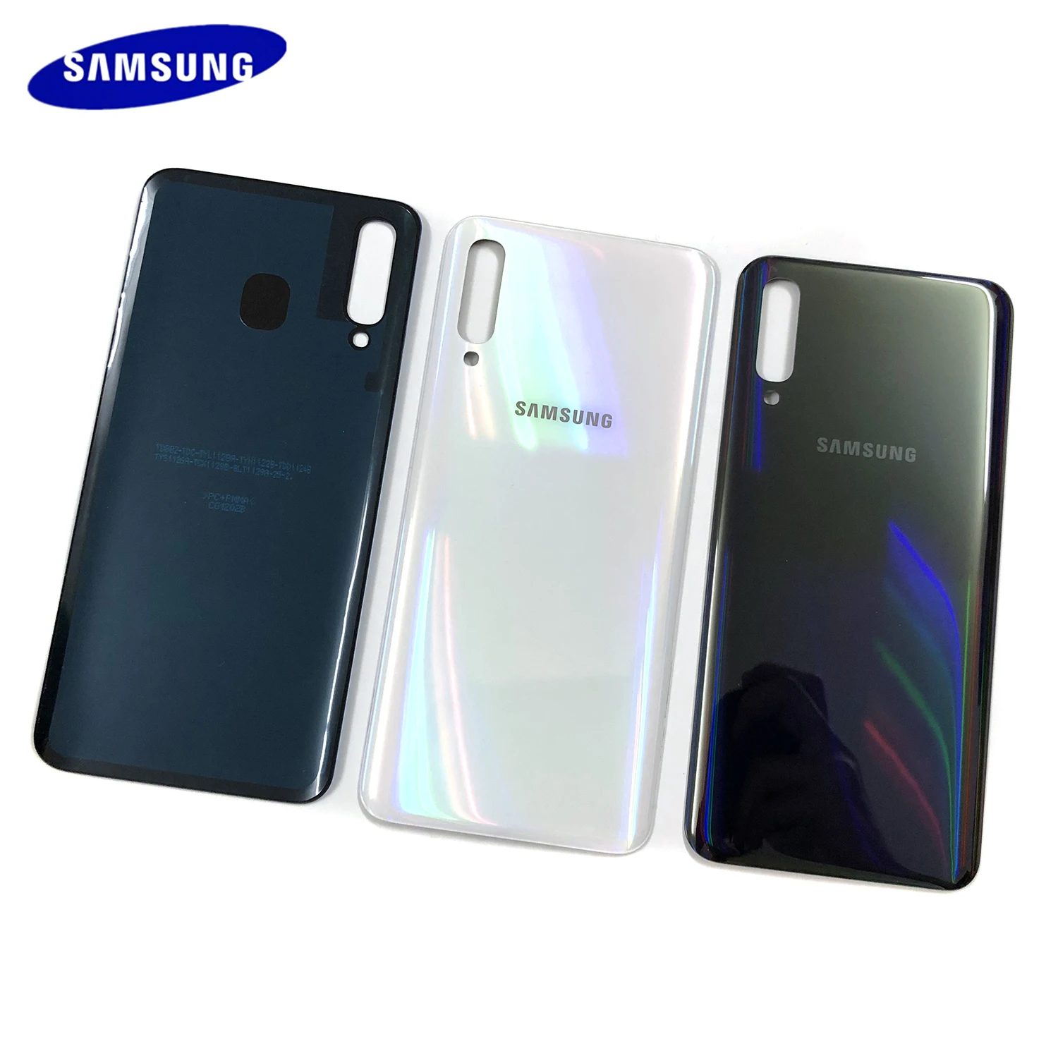 

10PCS Original For Samsung Galaxy A50 2019 A505 A505F A505DS Phone Housing Battery Back Cover Rear Door Lid Panel + Sticker