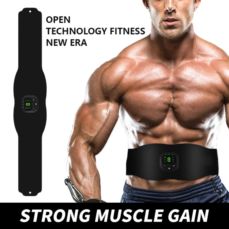 Тонизирующий пояс для живота вибрирующий тела похудения электрический