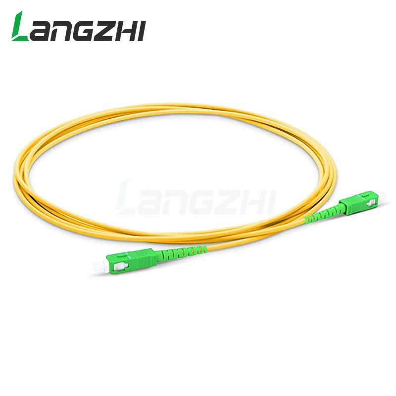 10 шт. Sc Apc To Simplex 2 0 мм 3 ПВХ одномодовый волоконный патч кабель Fibra Optica Jumper Fiber корд