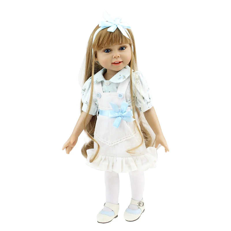 NPK 18 дюймов Кукла ручной работы Reborn Baby Dolls полностью силиконовая Реалистичная кукла принцессы реалистичный резиновый игрушка для детей подарок на день рождения