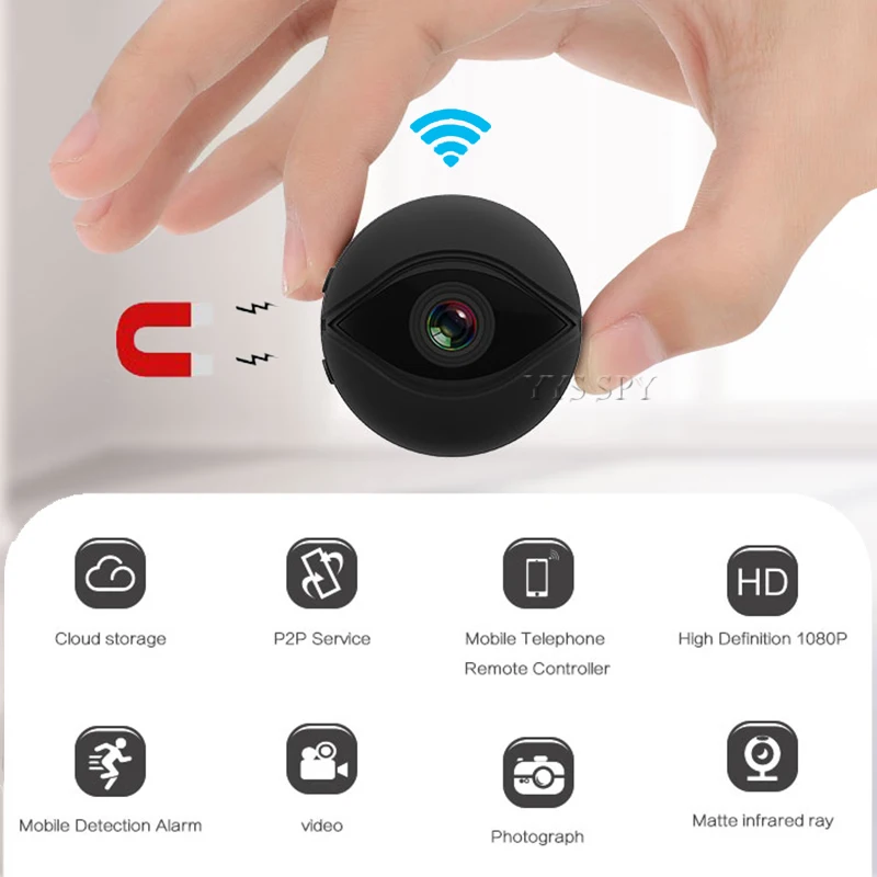 1080P Wifi мини-камера HD видео в режиме реального времени микро камера секретное
