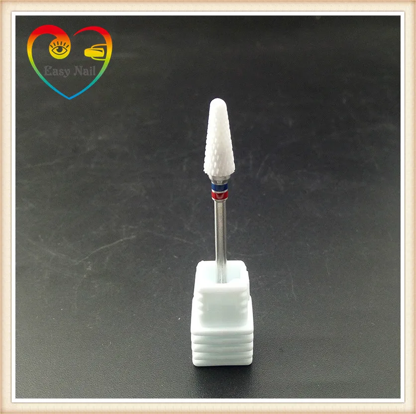 EasyNail~ Новинка! 1 шт. Pro. 3/32 ''тонкий керамический сверло для ногтей пуля пилочка для ногтей инструменты для дизайна ногтей Очиститель ногтей бит, высокое качество