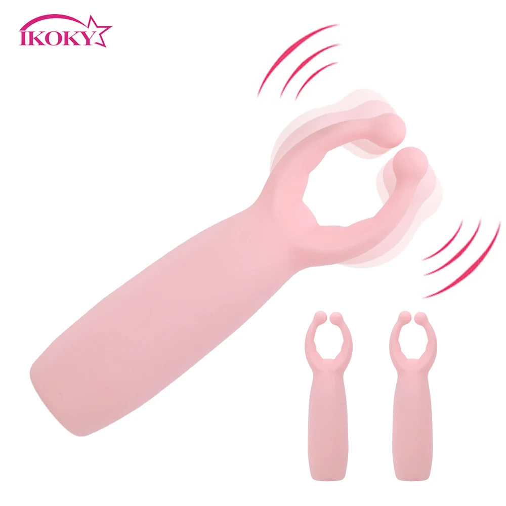 IKOKY Вибратор Кролик 10 скоростей Стимуляция клитора массажер для детской