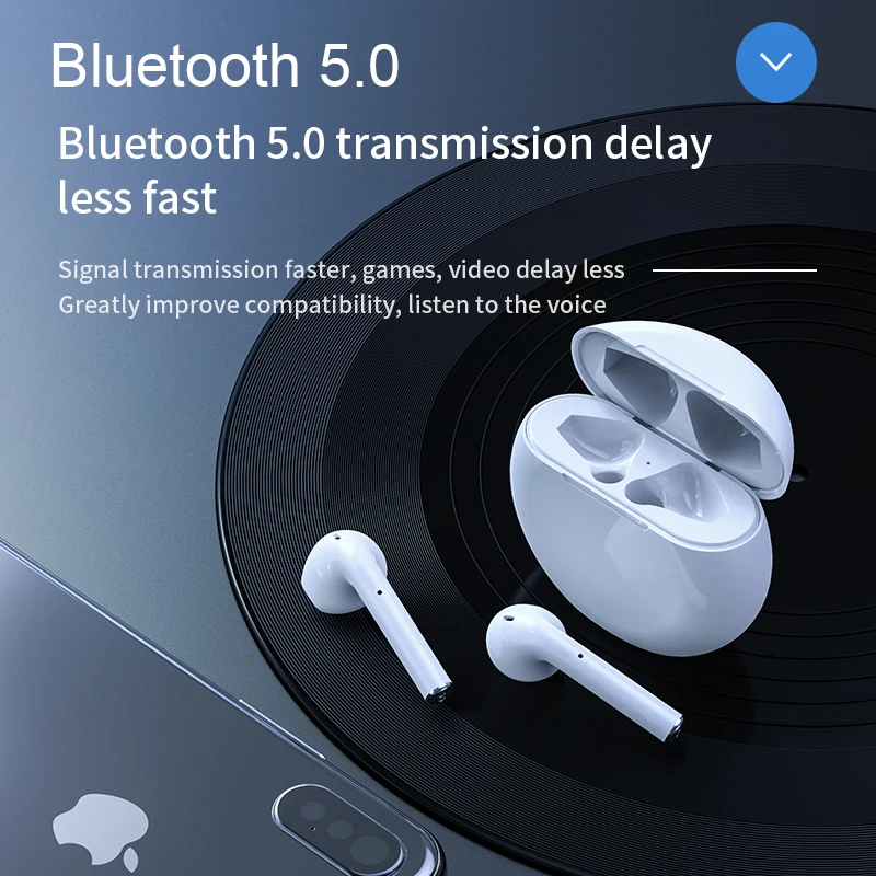 Беспроводные Bluetooth-наушники V5.0 HD стерео умные спортивные низкая цена гарнитура с