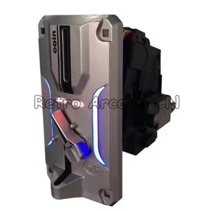 Светодиодный электронный монетоприемник передней панели CPU сравнение Монетный Селектор Механизм аркадная игровая машина аксессуар