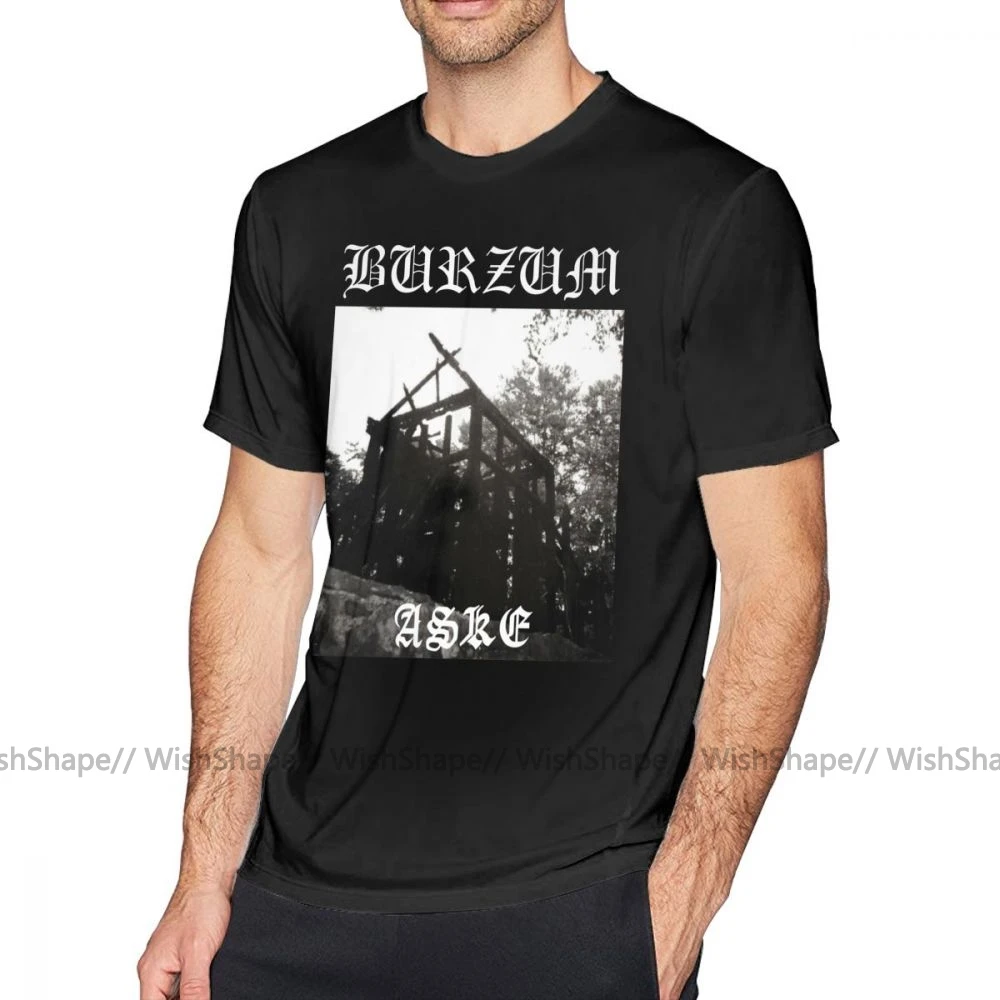 Футболка Darkthrone Burzum Aske Мужская футболка с принтом забавная Классическая