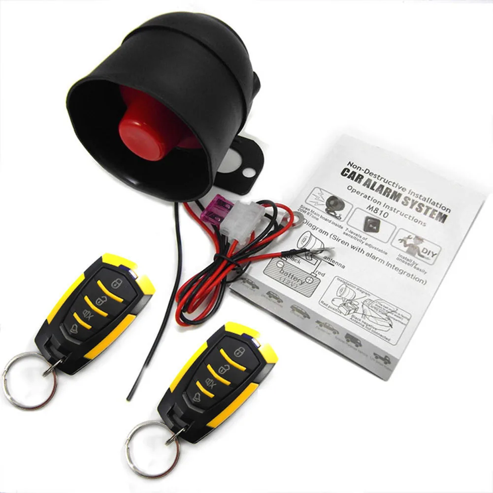 

810-8182 Electronic Remote Control Car Alarm Device Auto Anti-theft System Parts