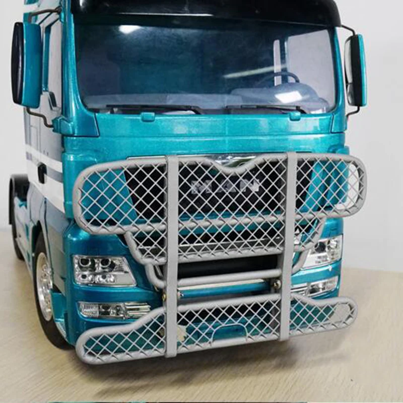 Металлический передний бампер для масштаба 1/14 RC TAMIYA MAN Тракторная модель