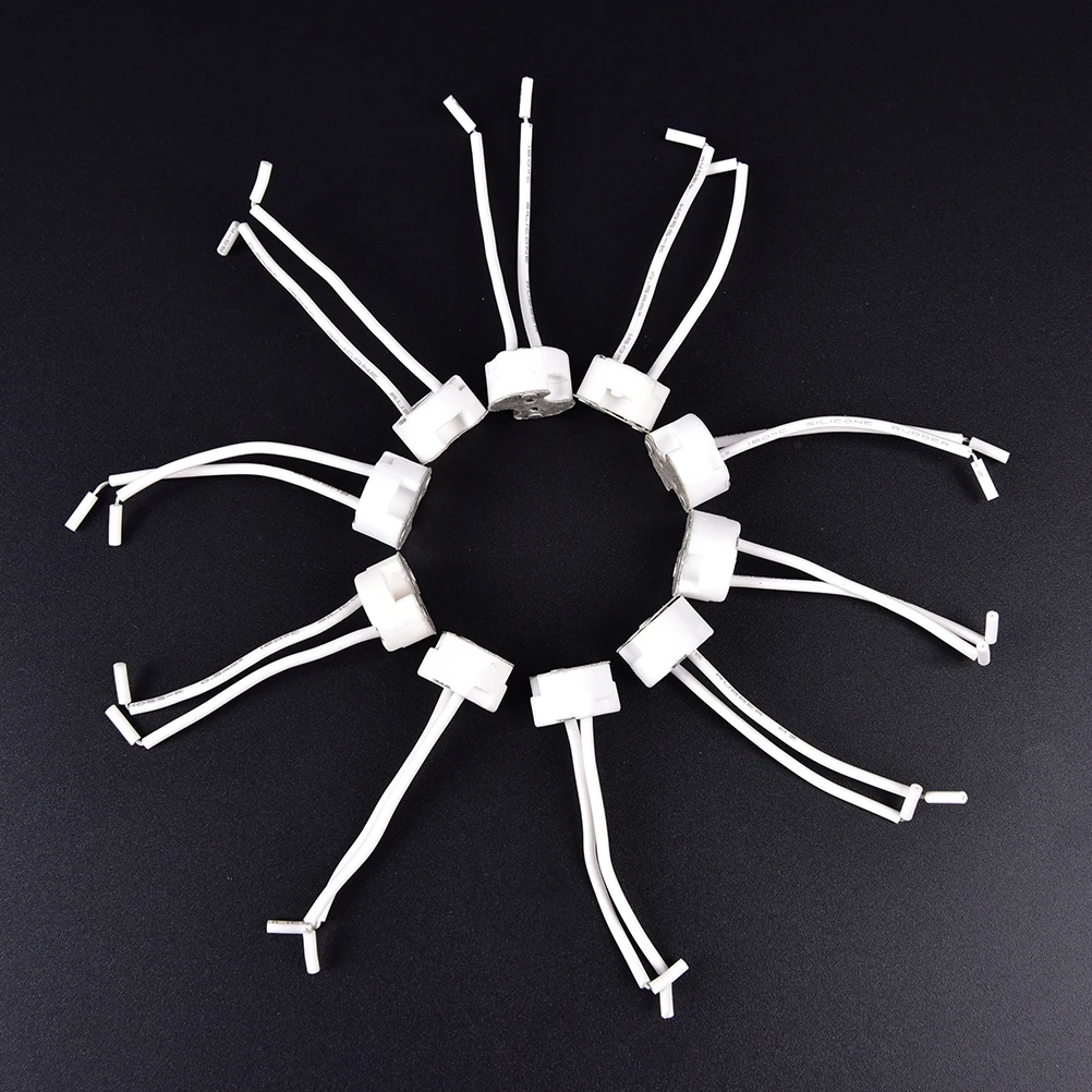 

7CM LED Strip Connector MR16 GU5.3 Socket Light Bulb Lamps Holder Base Wire Connector lamp holder 5/10PCS