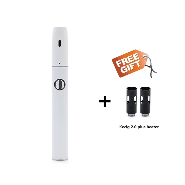 Kamry Kecig 2,0 plus, не горит, улучшенная версия, аккумулятор 650 мАч, электронная сигарета для нагрева табака, картридж - Цвет: white2