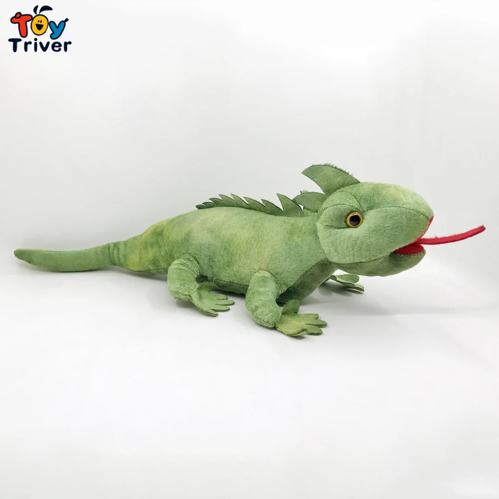Kawaii ящерица Хамелеон Игуана Gecko плюшевые игрушки Triver чучела диких животных кукла