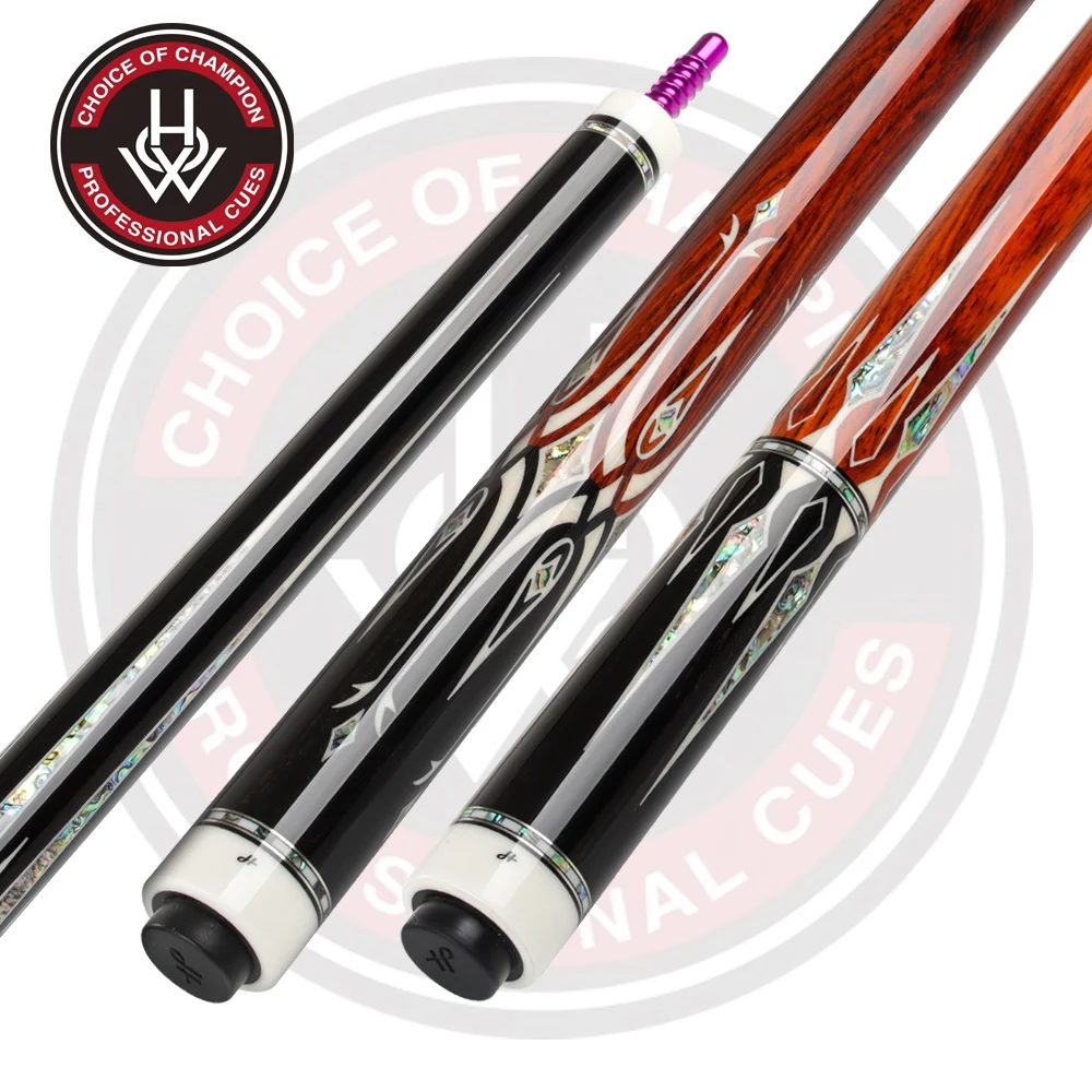 Официальный наконечник HOW Carom Cue 12 мм настоящая инкрустация 2 вала 10 шт. в 1