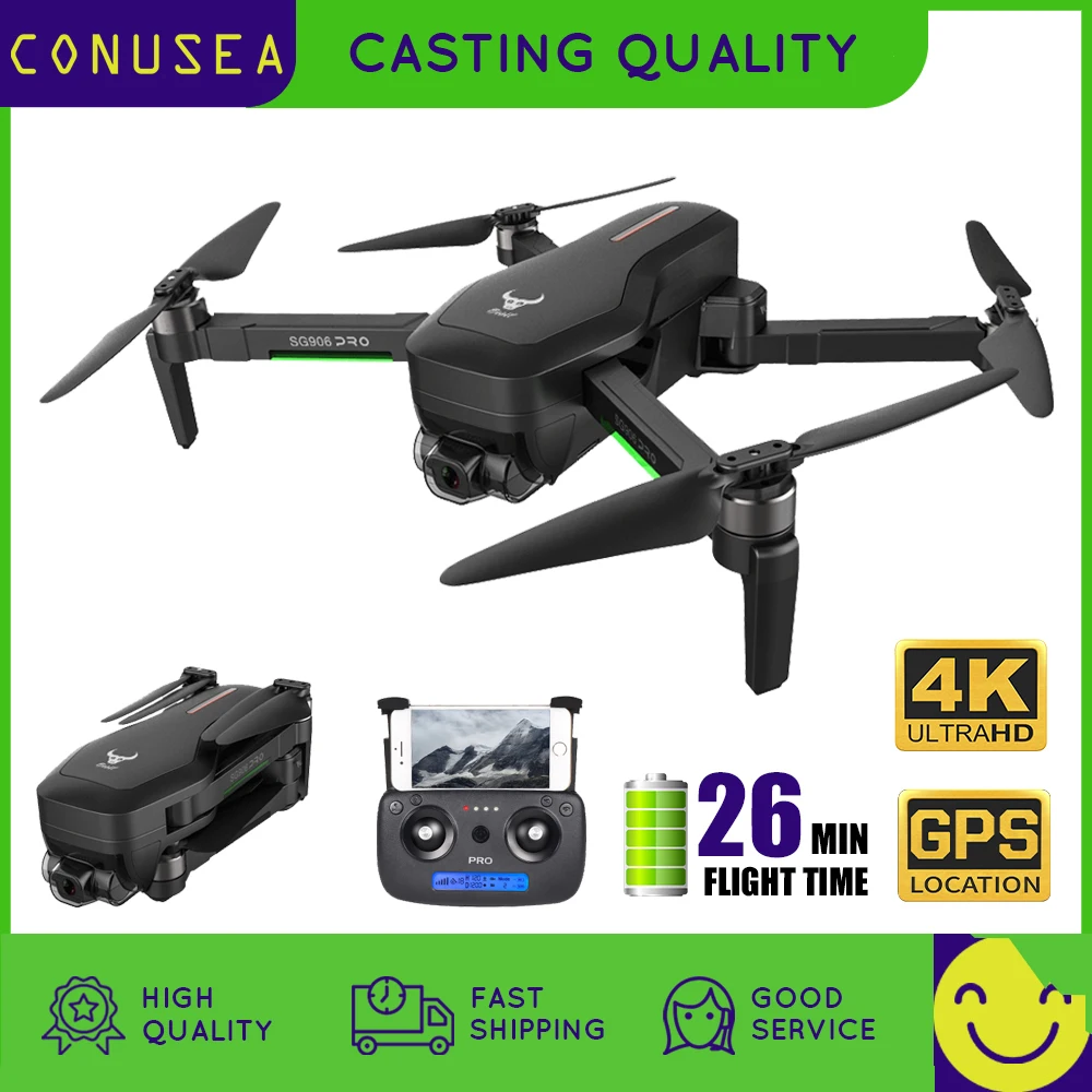 SG906 PRO 2 /SG906 камера Дрон 4k Профессиональный Квадрокоптер с камерой RC
