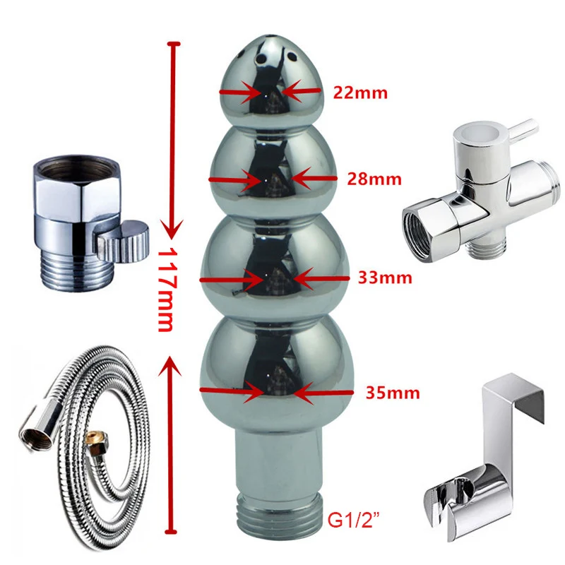 Wetips ручной Анальный Душ контрастный душ Туалет опрыскиватель для биде клизма