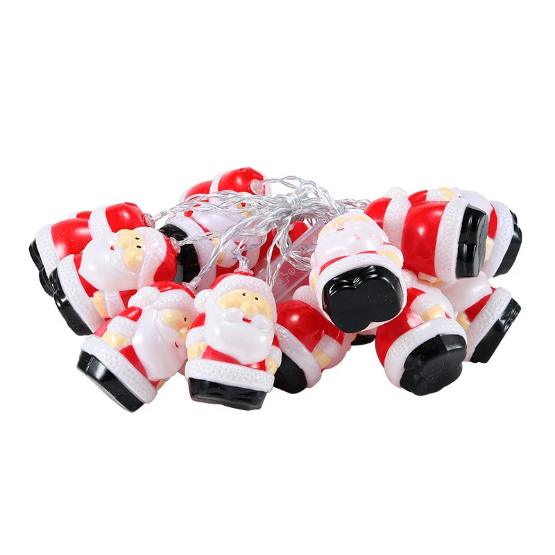 

Newly Santa Claus Lamp String Christmas Tree Warm Light String Lights Santa Claus Party LED Lamp Decor TE889