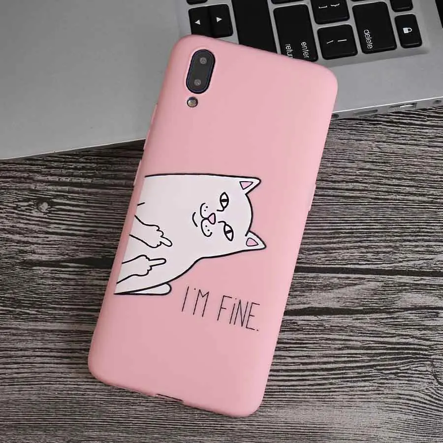 Милые с рисунком кошки из мультфильма для чехол huawei Honor 20 10 9 8 Lite 6A 6X 7A 7X