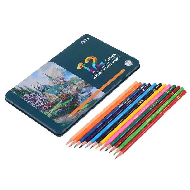 

1 Box of Professional Watercolor Pencils Multi Colored Art Drawing Pencils