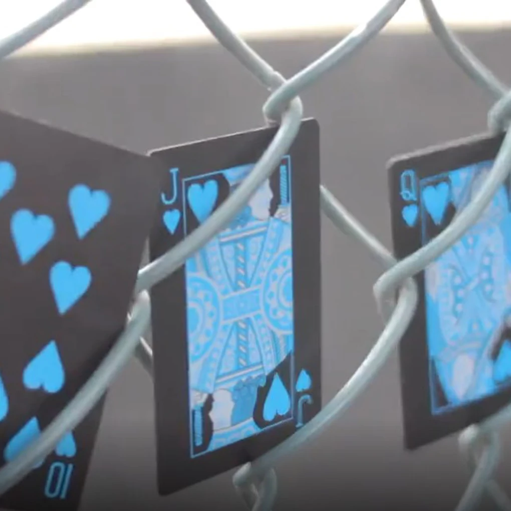 

Quality Waterproof PVC Plastic Playing Cards Creative Gift Durable Poker Classic Magic Tricks Tool Pure Black Magic Box Packed