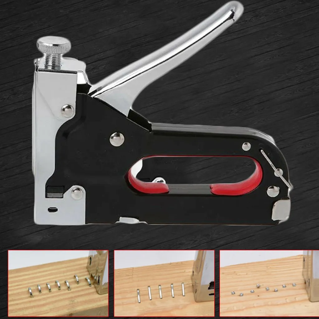 Сверхмощный штапельный гвоздь 3 в 1 DIY обивка ручной штапель