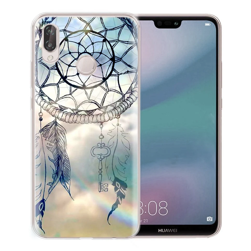Мягкий чехол для huawei Honor 7A 8A 8X 8C 9 10 mate 20 P Smart P10 Lite Nova 3 TPU Мандала Узорчатая салфетка