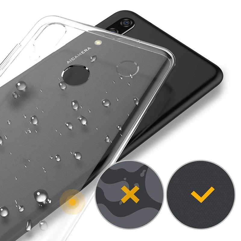 Прозрачные ТПУ чехлы для телефонов Huawei Nova 3i P Smart Plus 2018 Чехол Мягкий силиконовый