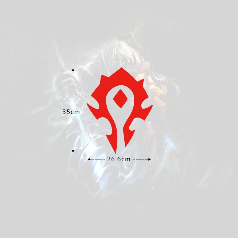 Автомобильная наклейка World of Warcraft Автомобильная наклейка для племенного логотипа Union Badge WOW задняя декоративная наклейка на окно - Название цвета: P