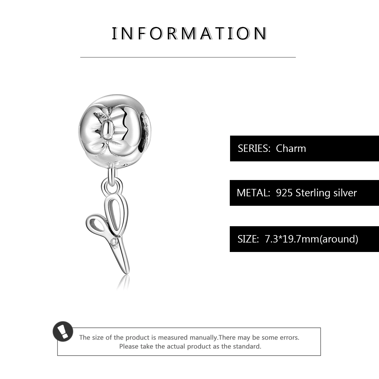 Новые 925 пробы серебряные портные пуговицы с бантами и ножницами подходят для