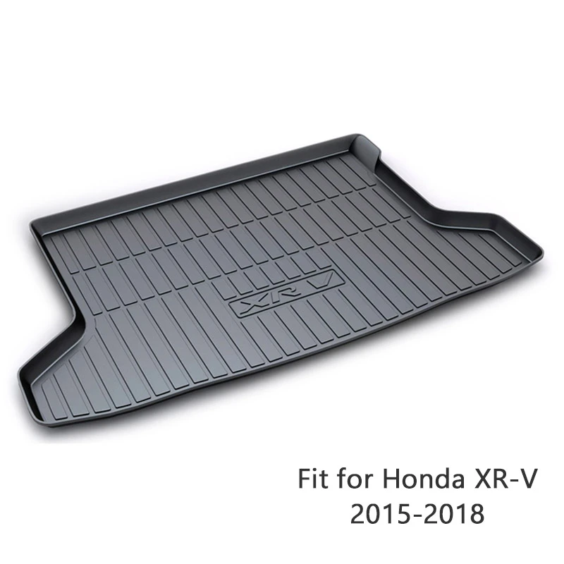 

For Honda XR-V 2015 2016 2017 2018 Styling Boot Liner Waterproof Anti-slip Mat Accessories 1Set Car Cargo Rear Trunk Mat