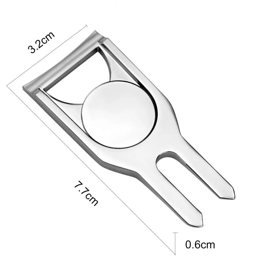 

Golf Pitch Mark Convenient Practical Metal Small Divot Fork Repair Tool for Outdoor