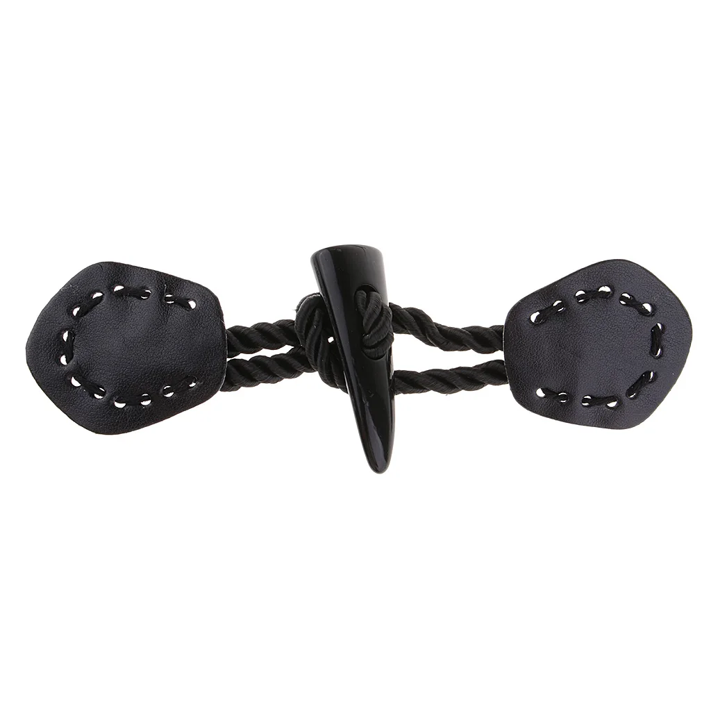 1 пара винтажных спортивных гудок из искусственной кожи с пуговицами для