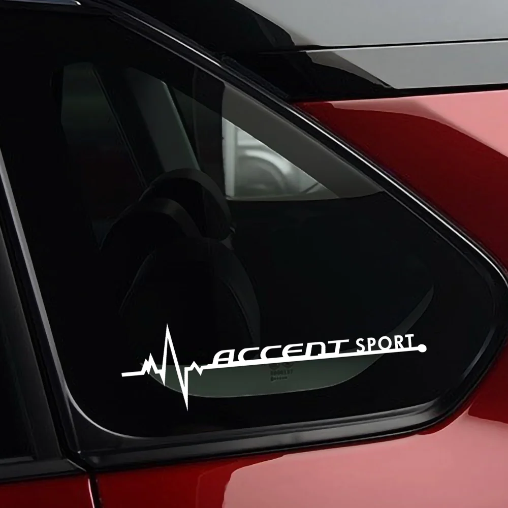 2 шт./компл. наклейка Стайлинг окна двери украшения аксессуары для hyundai Accent Elantra GDI