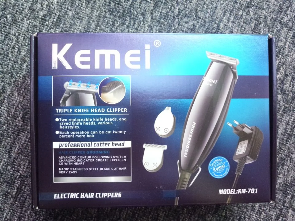 Kemei электрическая машинка для стрижки волос мужчин 3 в 1 многофункциональная