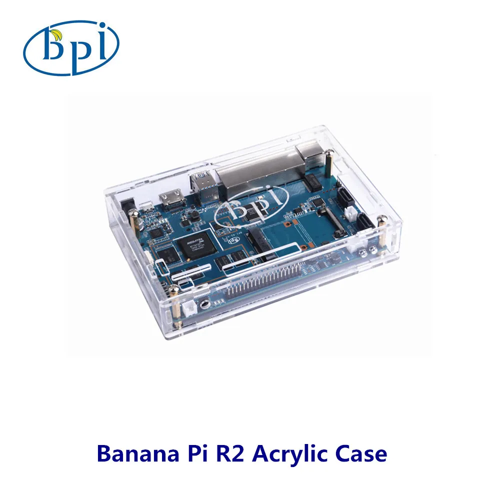 Прозрачный акриловый чехол Banana PI R2|Демонстрационные стенды| |