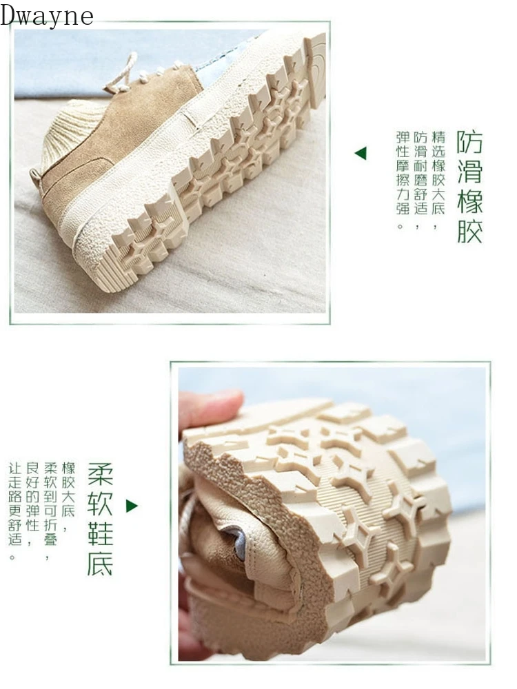 

2019 New Fashion Wool Mouth Boots Children Retro-vintage Soft-soled Ins Shoes and Shoes and Ankle Boots Tide