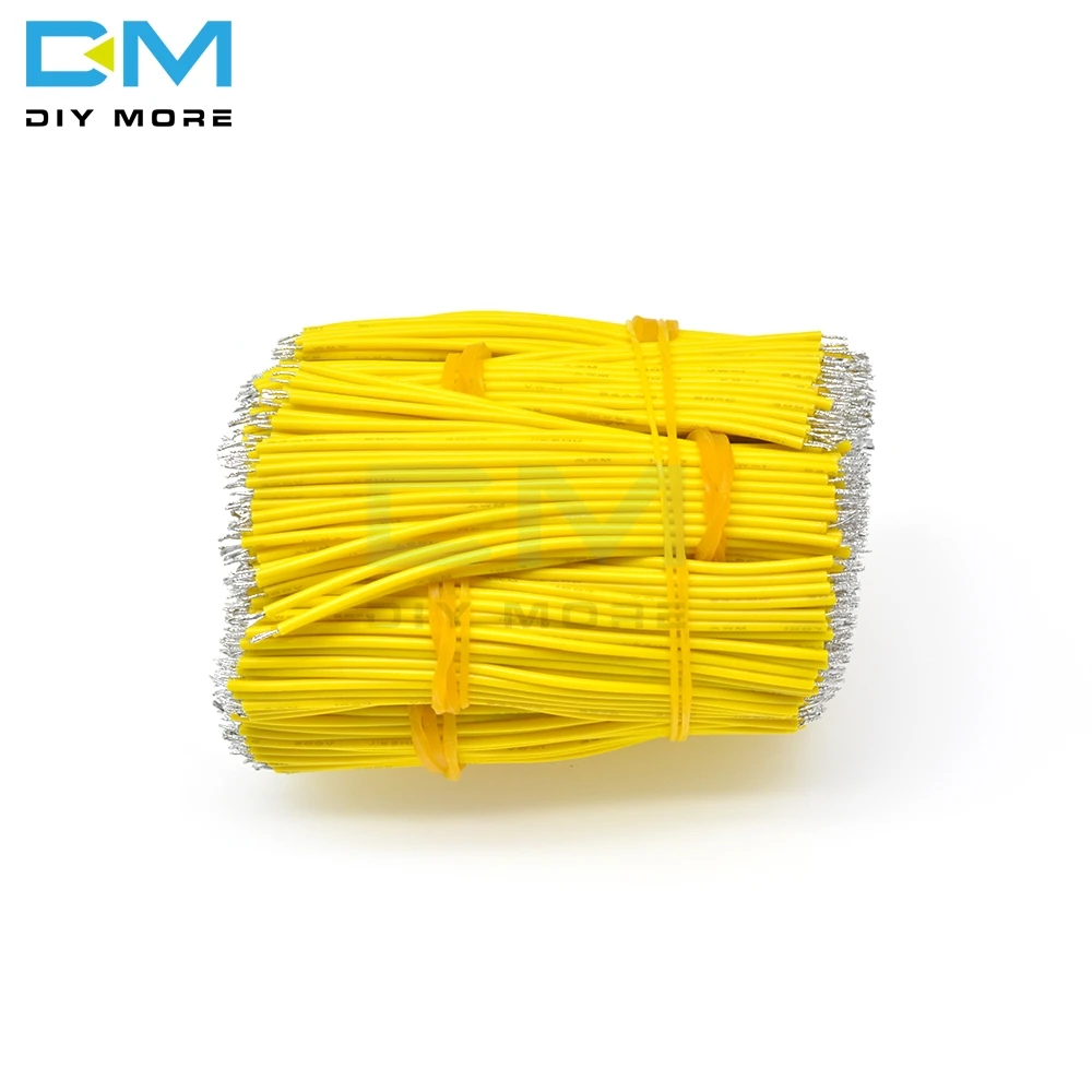 100 шт. 24AWG 8 см Оловянная макетная плата припой кабель муха Перемычка провод кабель оловянные проводящие провода 1007-24AWG Электрический кабель