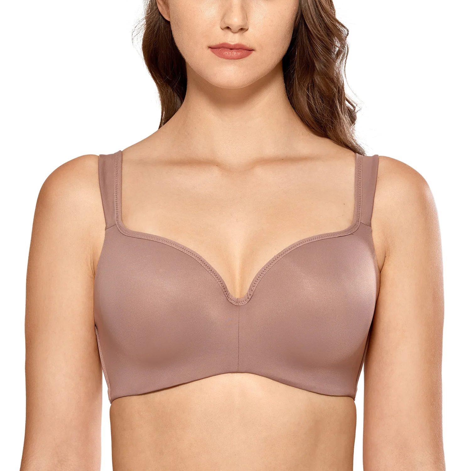 

Women's Smooth Full Coverage Underwire Contour Balconette T-Shirt Bra