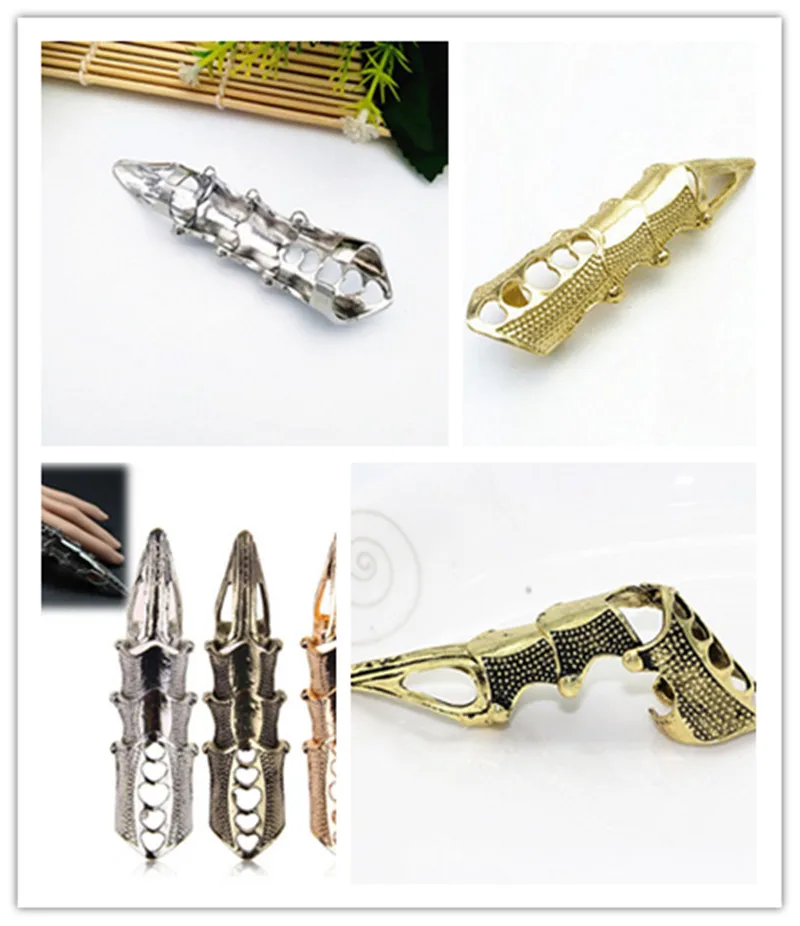 1 шт. серебряное бронзовое золотое цветное женское панк готическое сплав кольцо с